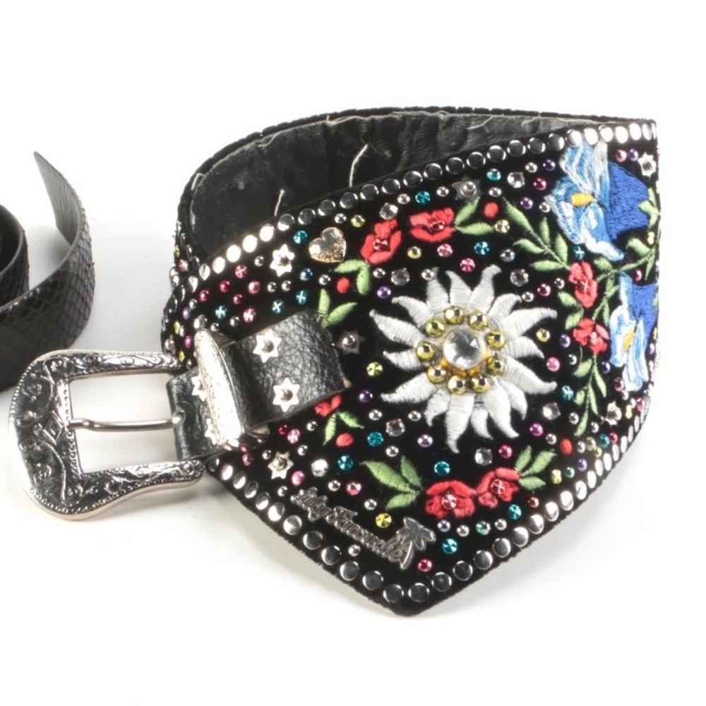 Lily Farouche Studded Rhinestone Embroidered Belt
